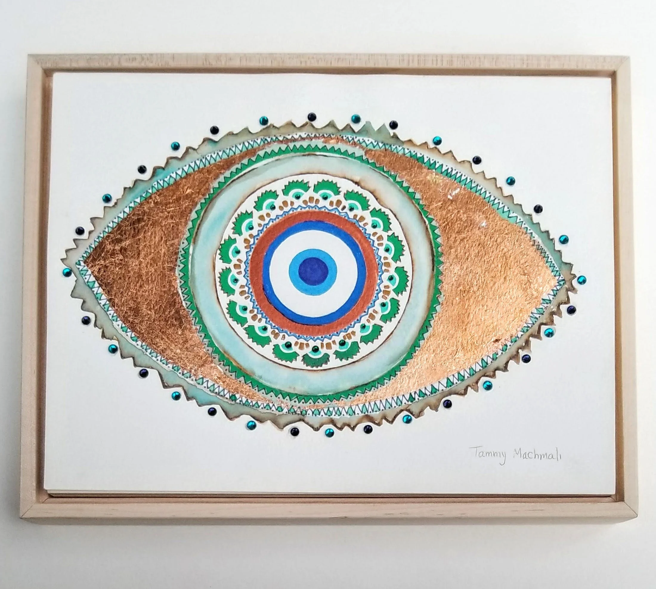 "Your heart knows" 9x12 Original Framed Collage Painting