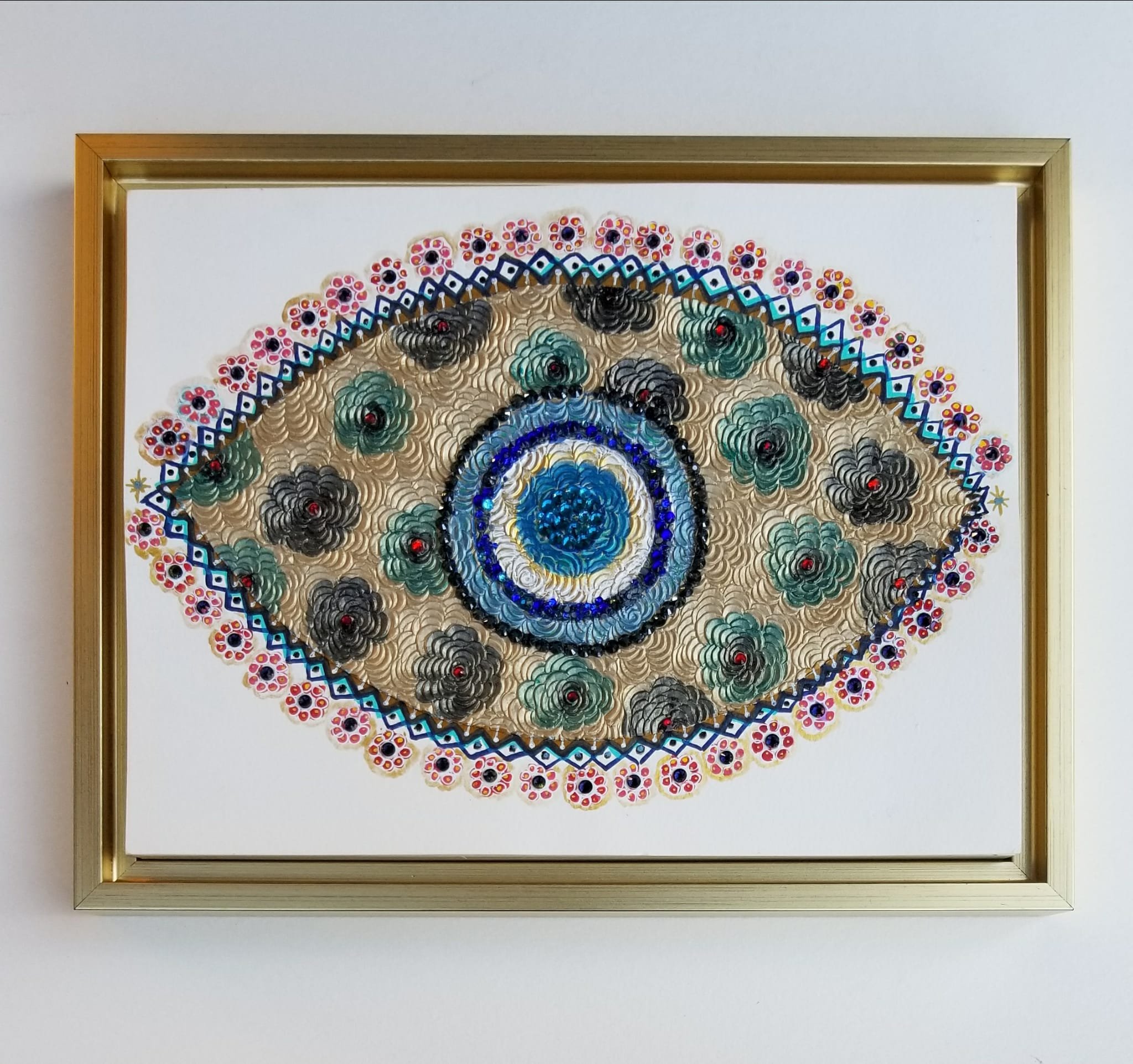 %22In A Blaze of Light You Wandered Off%22 painting by Tammy Machmali framed 2.jpeg