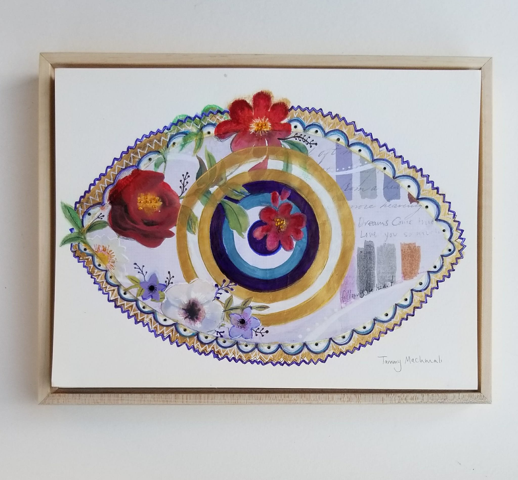 %22Dancing In The Season%22 painting by Tammy Machmali framed 2.jpeg