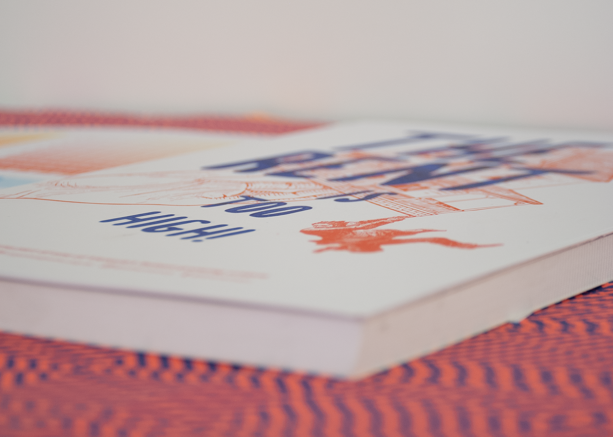 A pile of the printed posters