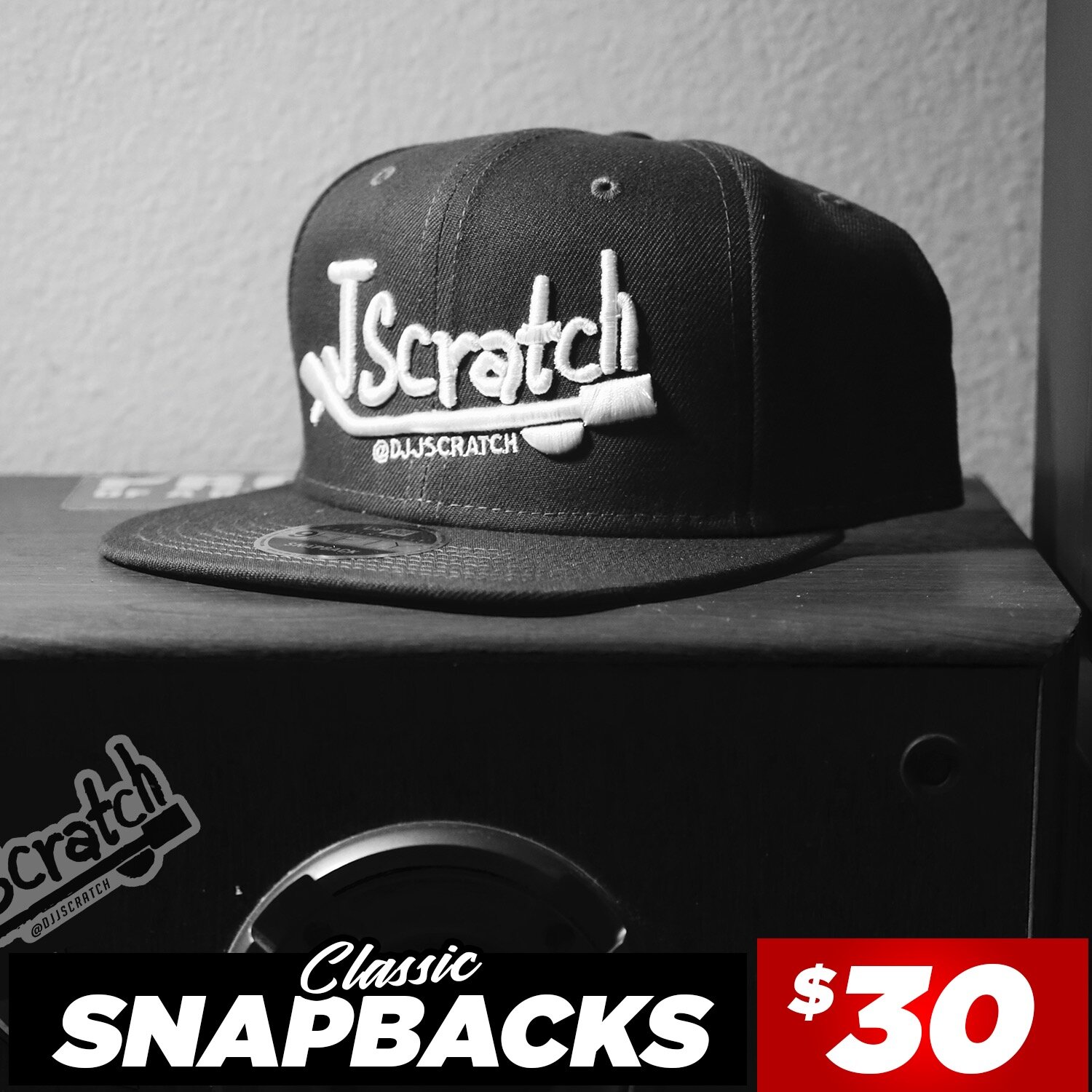 J Scratch Snap Backs