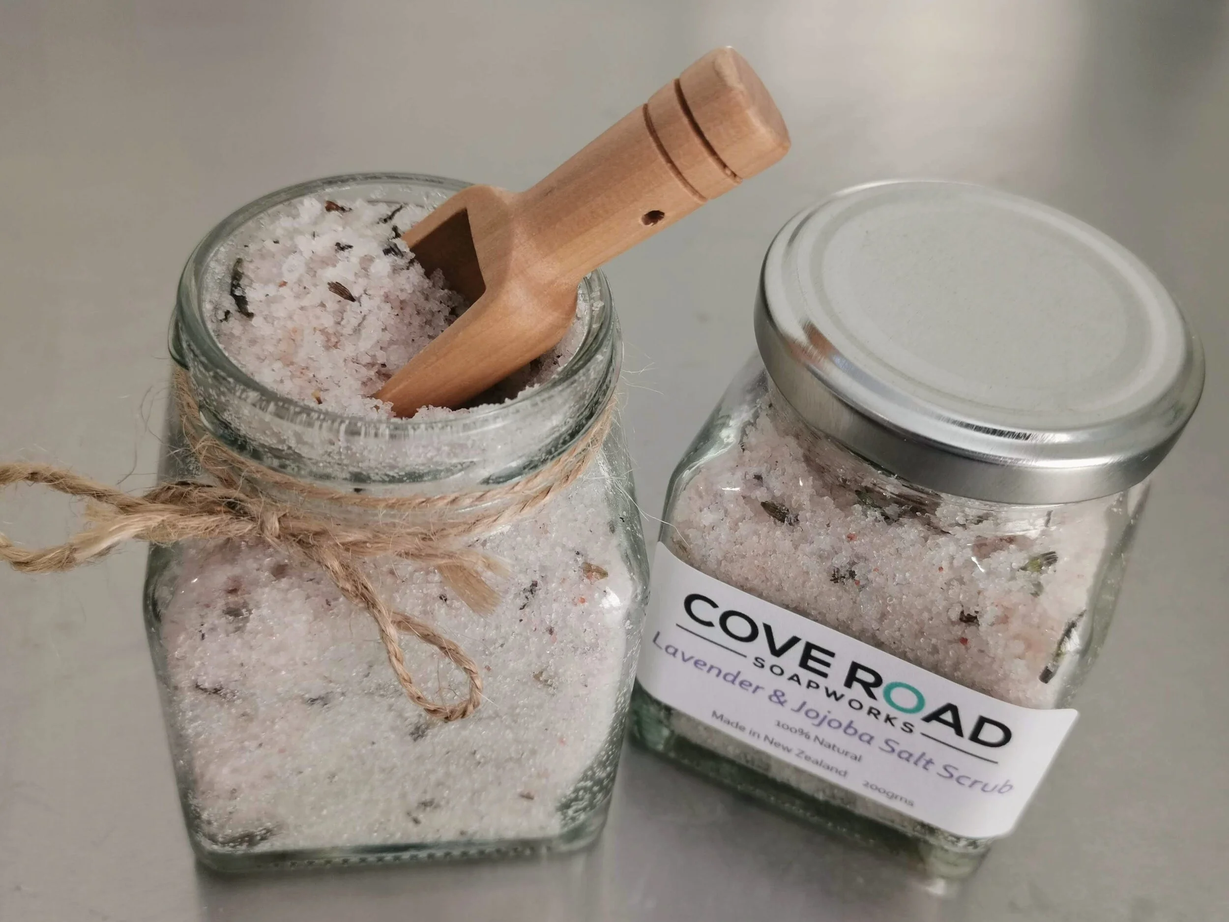 Lavender and Jojoba Salt Scrub