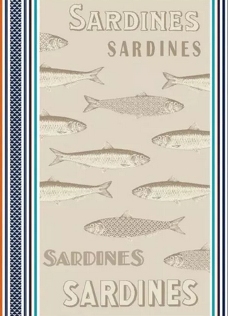 Tea Towel – Sardines