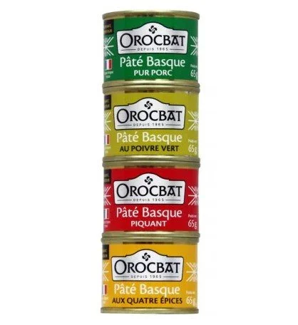 Orocbat Pates - Set of 4 x 65g