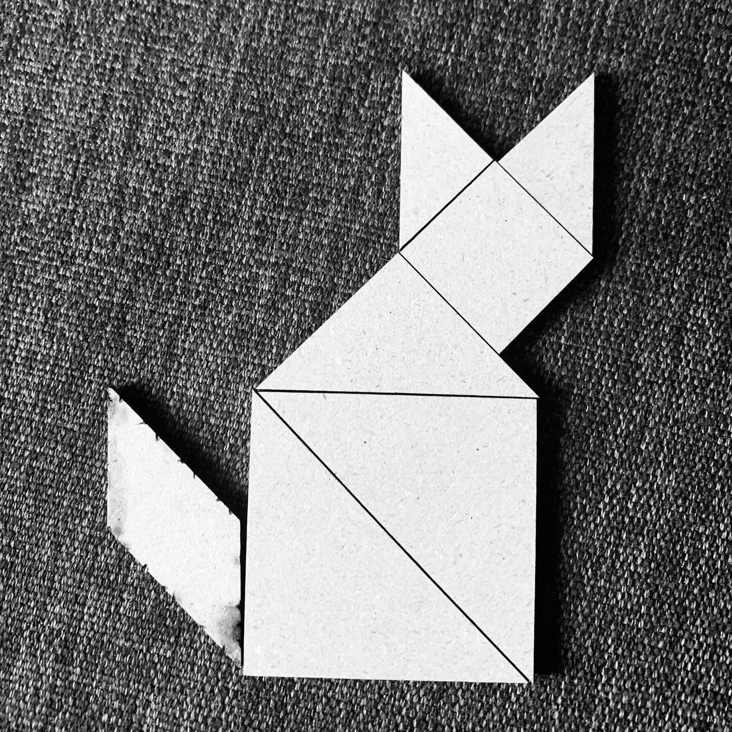How were you kind to yourself today? For me it equated to playing with tangrams I cut at @fuse33calgary.

Love the simplicity of the geometric shapes that can turn into so many objects. Kinda like playing with a puzzle with many solutions. Art-based 