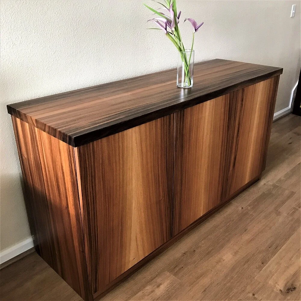 Monkeypod Credenza — Furniture Maker Satoshi Yamauchi custom furniture