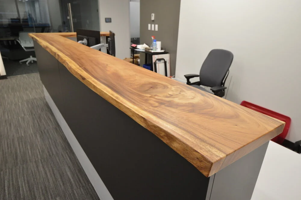 Custom office furniture and counters made on Oahu — Furniture Maker
