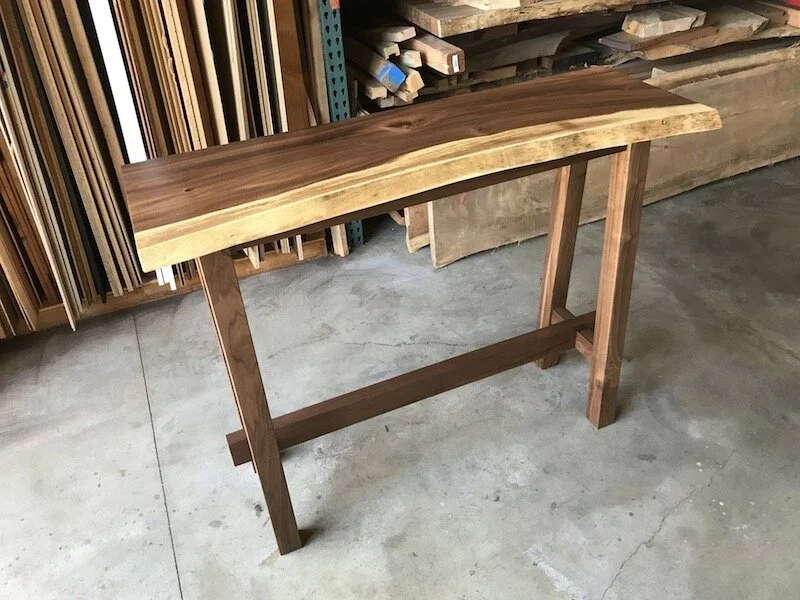 Monkeypod bar height table