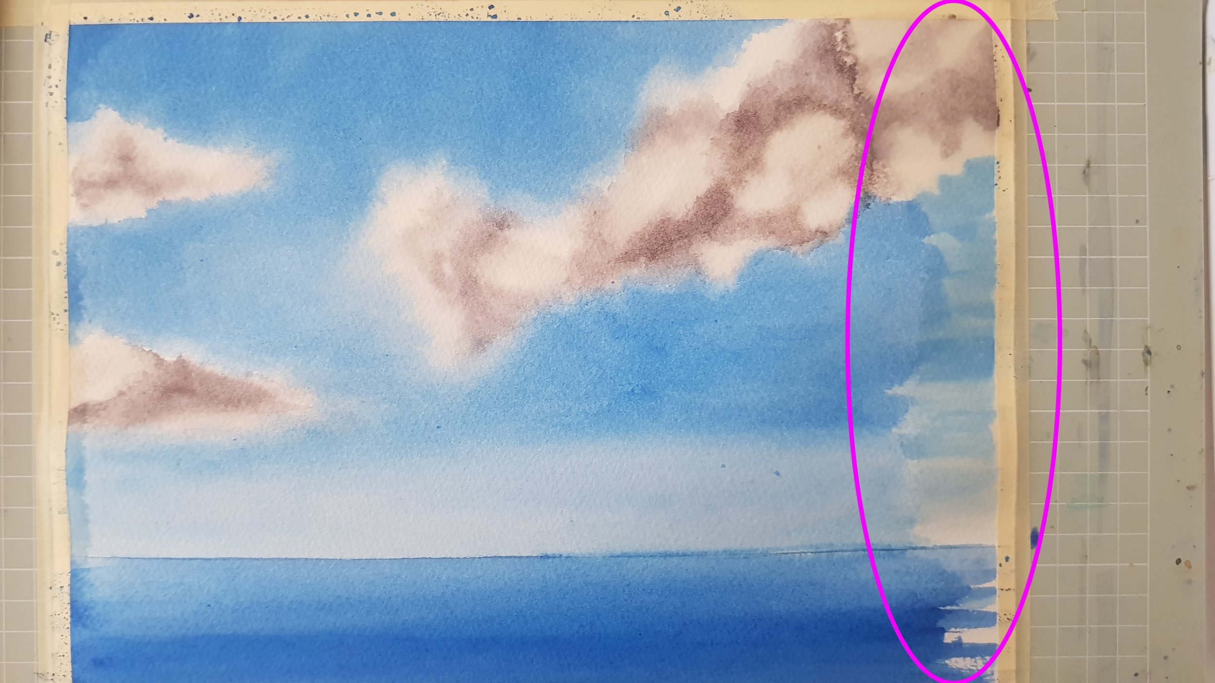 Watercolor Paper Gone Bad - colors look muted