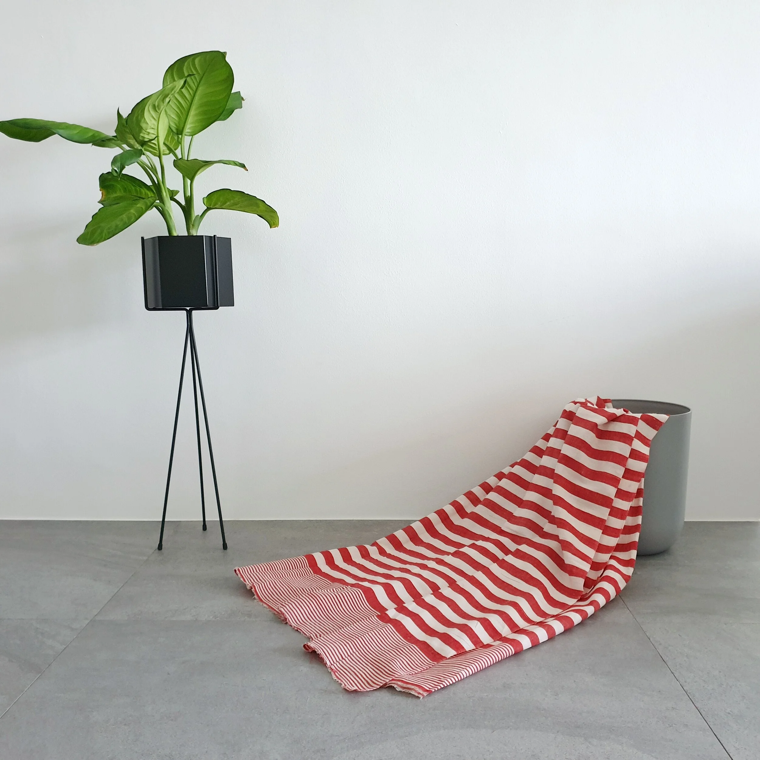 Handloom Gamsa Shawl - Red
