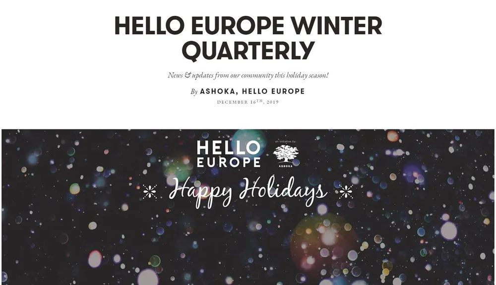 Hello Europe Quarterly — Hello Europe