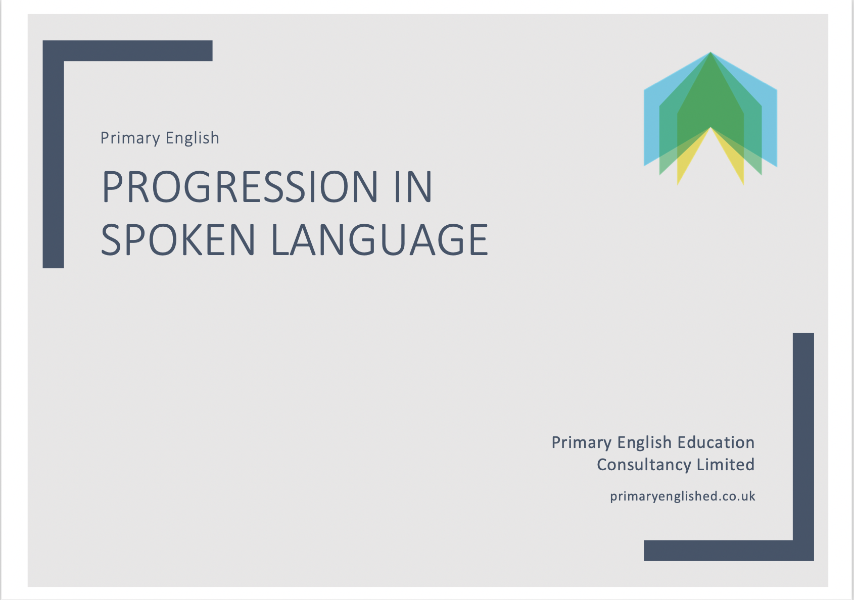 Progression in spoken language