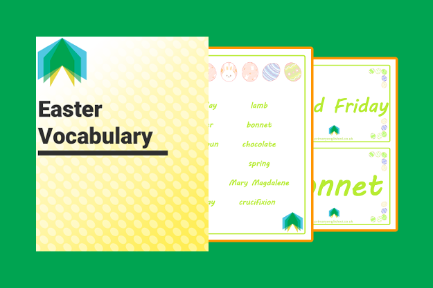 Screenshots of the resources in the vocabulary pack.