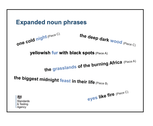 Quick Tips for Grammar: Expanded Noun Phrases — Primary English ...