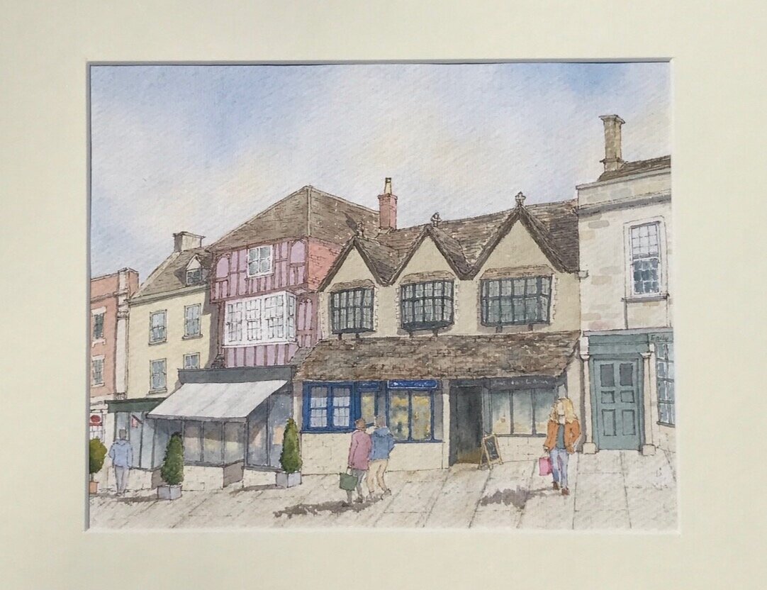 High Street, Burford, Cotswolds by Jane Denton