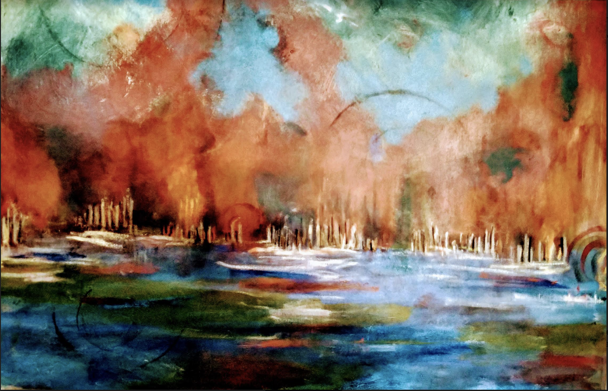 Forest Fire by Lis Mann