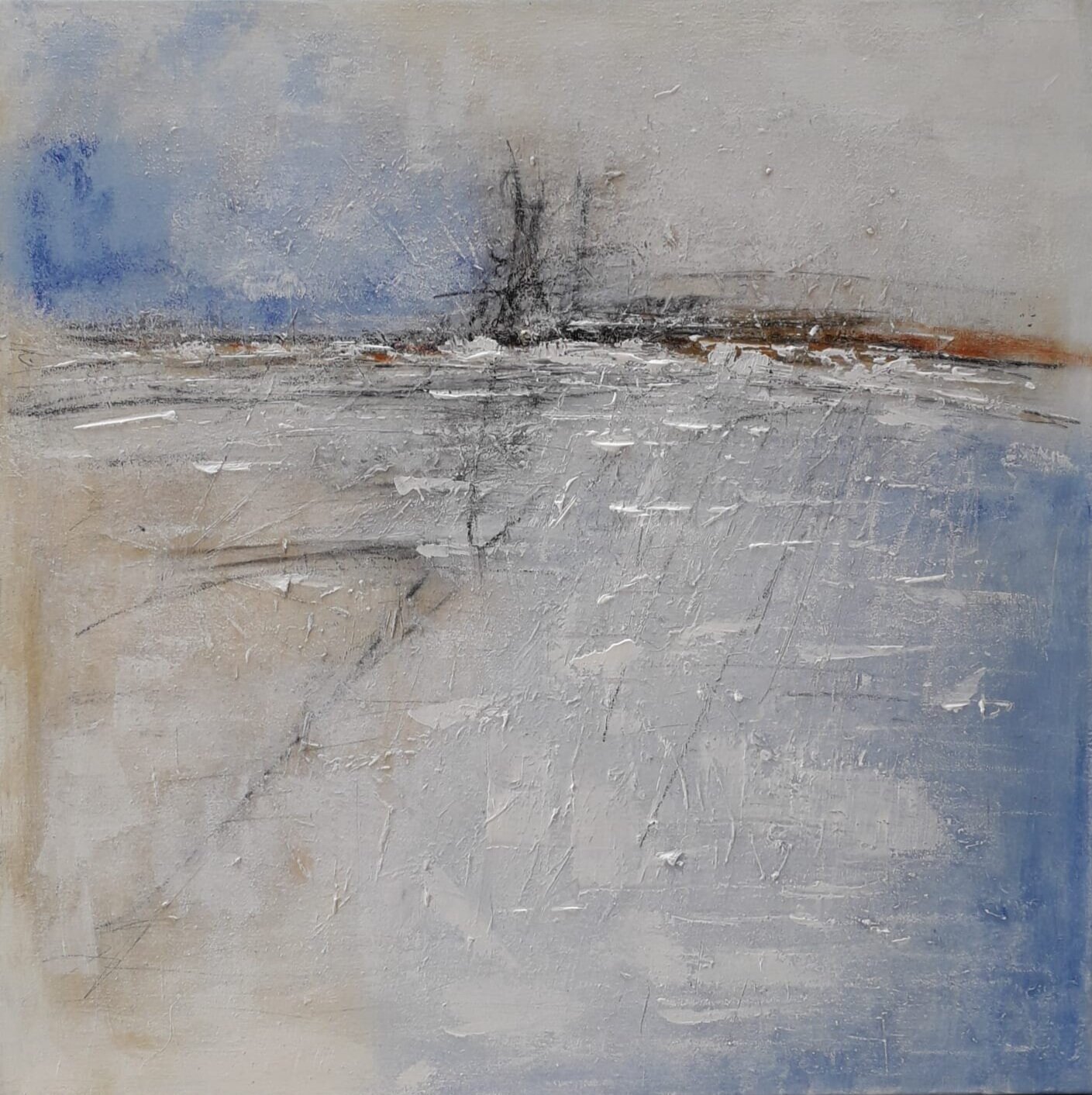 Snowy Meadow by Andrea Slater