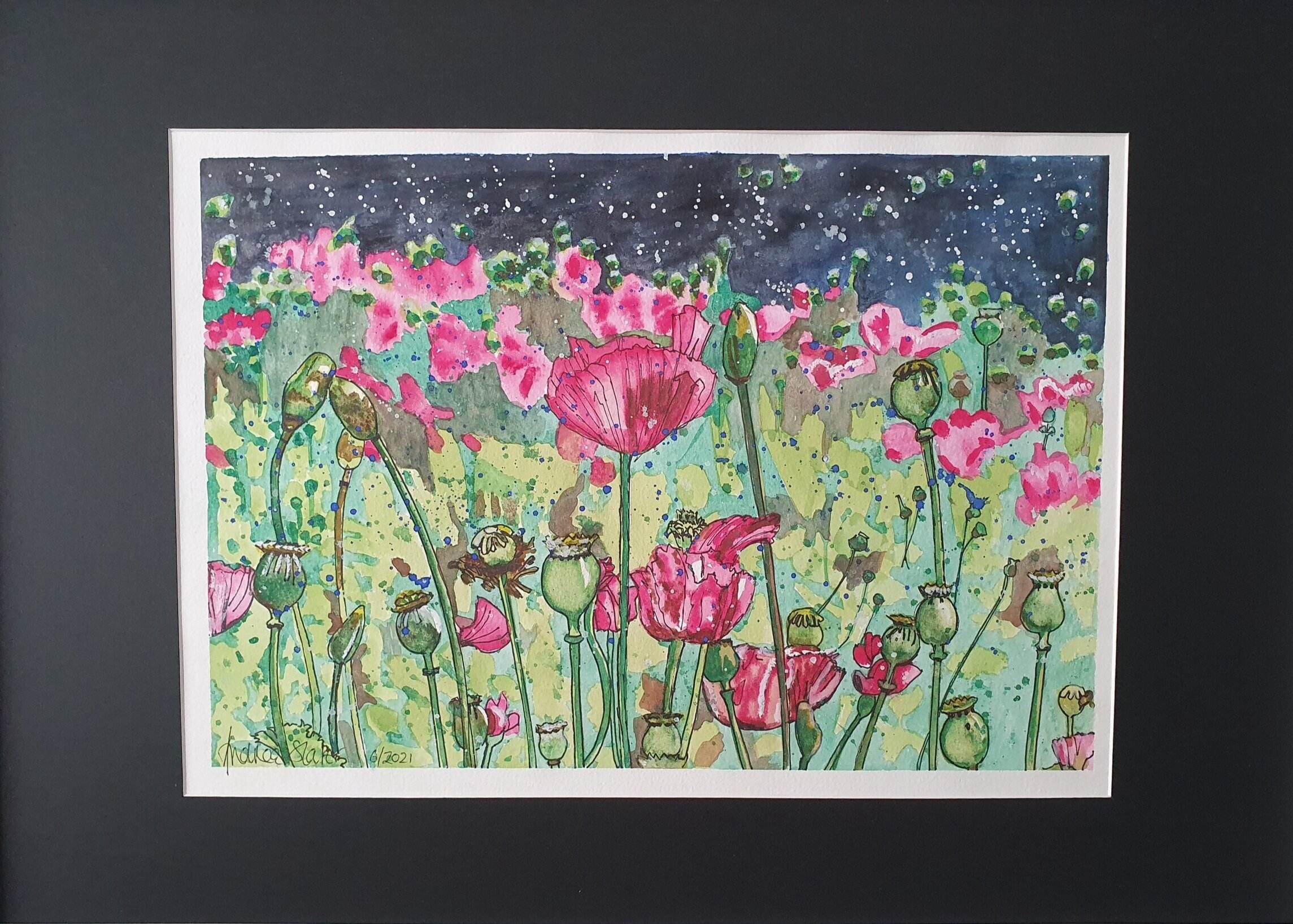 Stars of the Earth - Poppies by Vaneeta Rayner