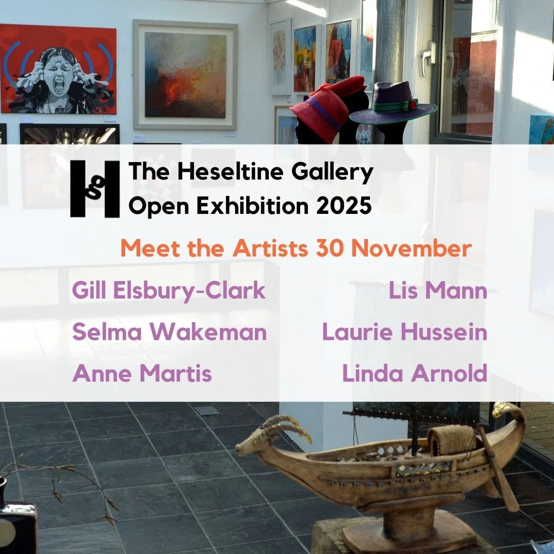 Meet the Artists

Sundays during the Heseltine Open give you the opportunity to meet some of the exhibiting artists. 

Find out more about their inspiration and art making processes! Some artists may bring extra items for sale and / or be demonstrati