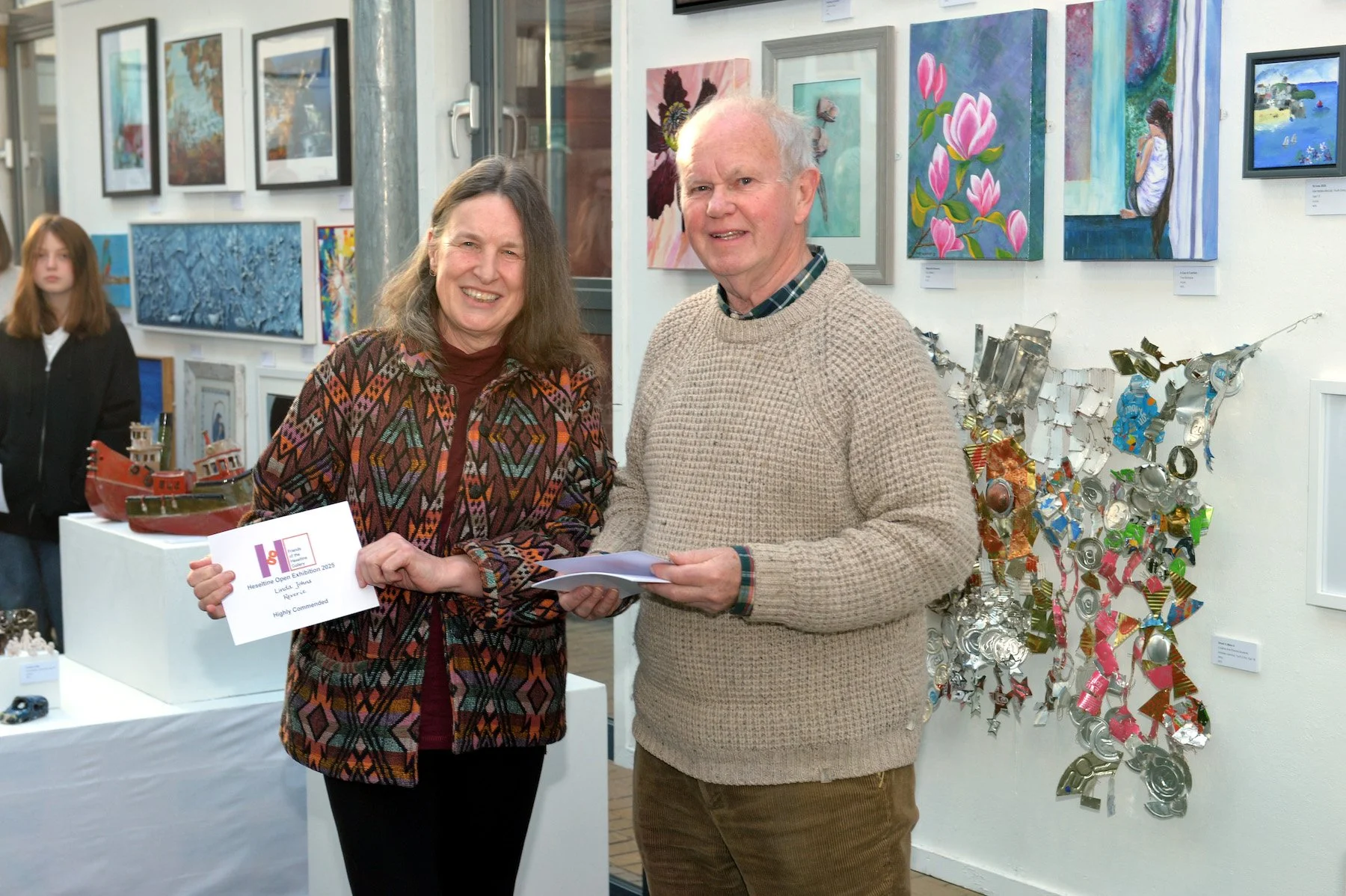 Launch photos and awards!

Here are just a small selection of the photos for you to check out:

Congratulations to our award winners, as follows

Adults
Highly Commended
- Jill Tilsbury for Spring Partners (Enamelled &amp; Lamp-worked Glass)
- Sue Cl