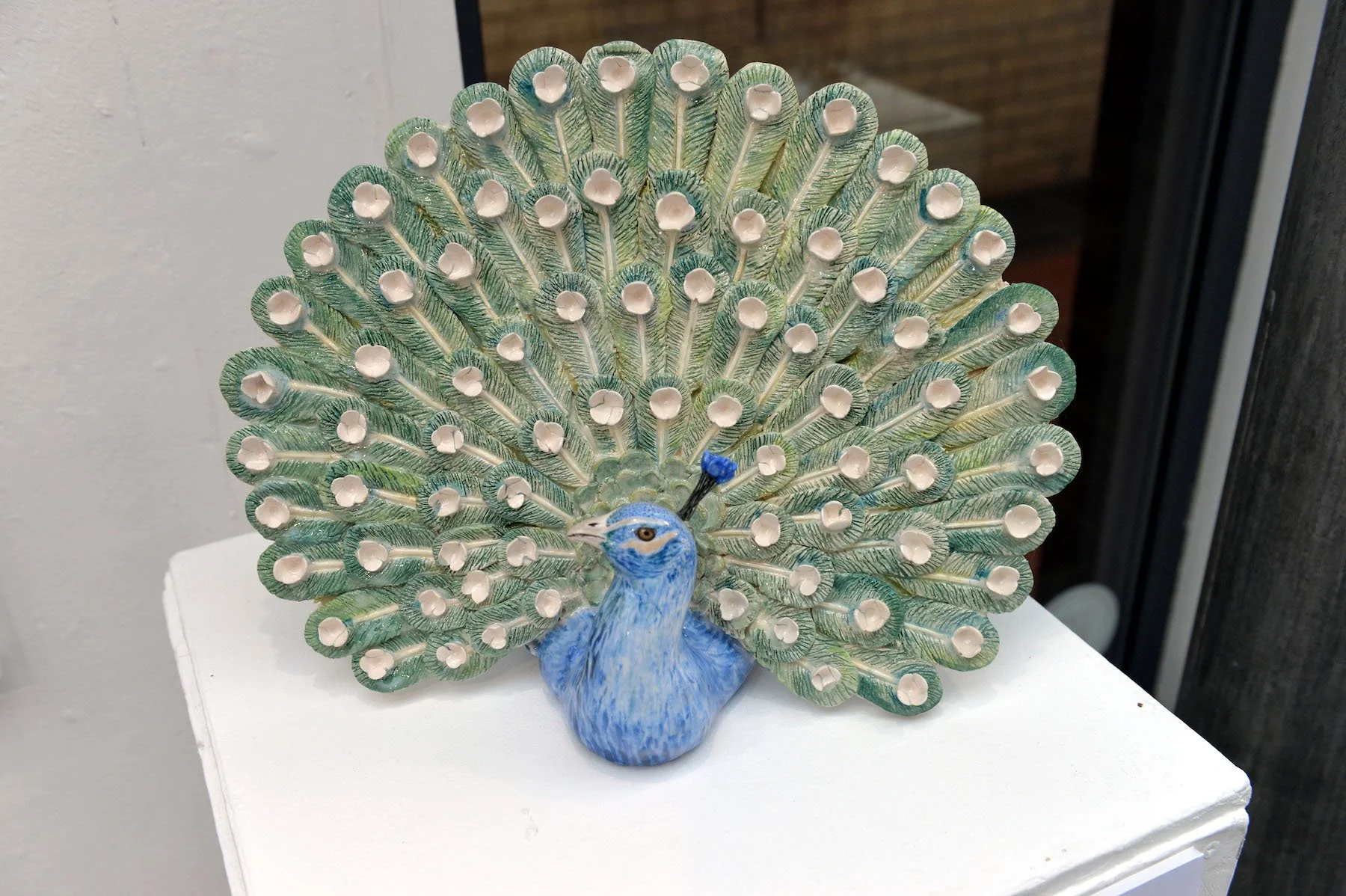 Youth ceramic Peacock_Lottie Donald.JPG