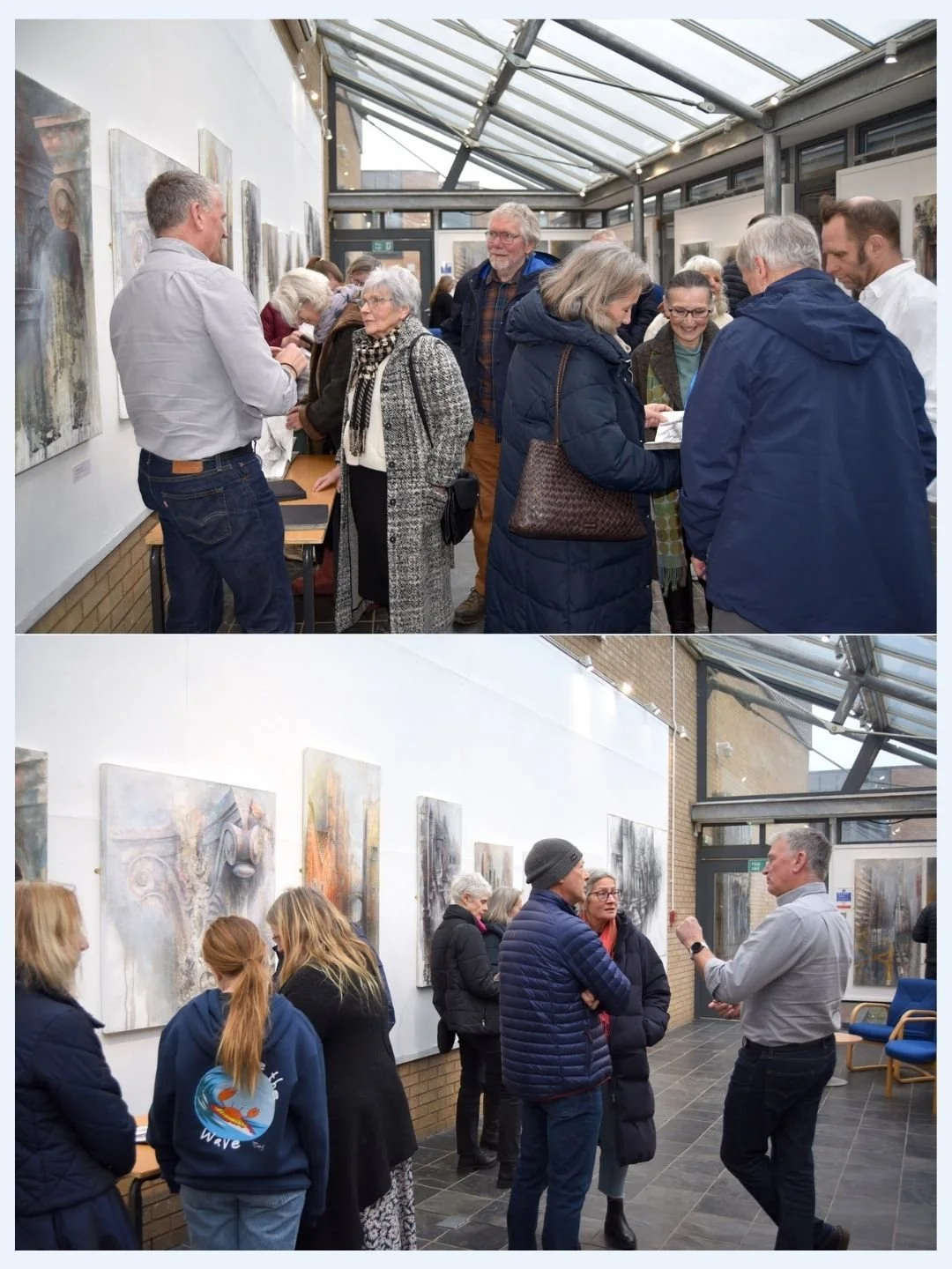 Here are a few photos for you to enjoy from Ian Murphy&rsquo;s time in the Gallery last Sunday. He brought along some sketchbooks that were very much enjoyed by our visitors.

📸 credits to Geoff Carverhill and Sue Carverhill

The exhibition continue