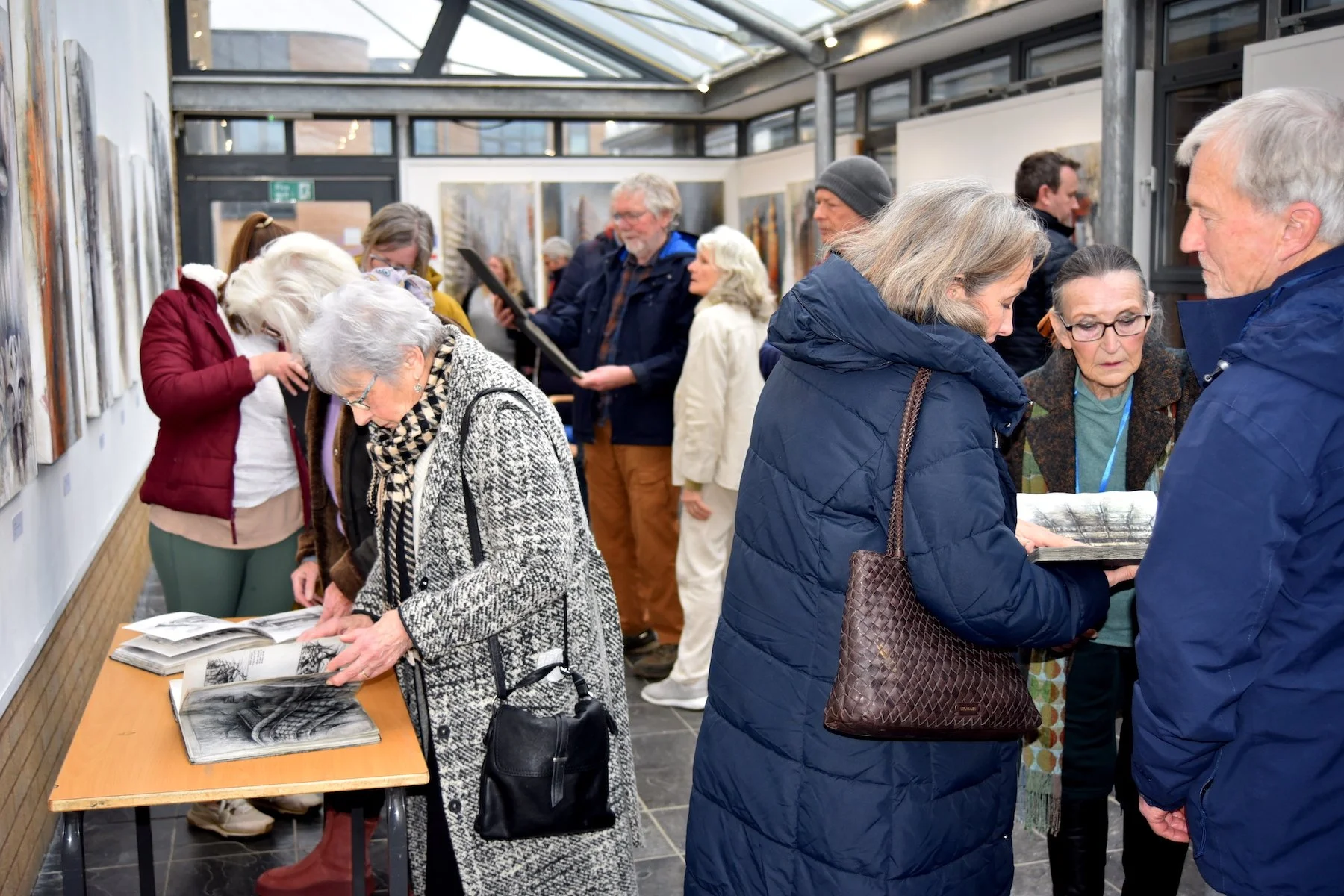 Sketchbooks+exhibition viewing.JPG