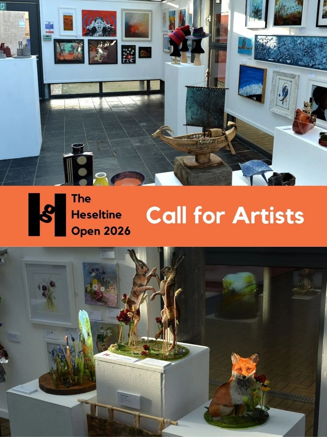 Calling all artists&hellip;

Submit now for our 2026 Open Exhibition

Artists can submit 3 items; &pound;7.50 per item for non-members; &pound;6 per item for members of the Friends of the Heseltine Gallery and FREE for youth entrants (11-18 year olds