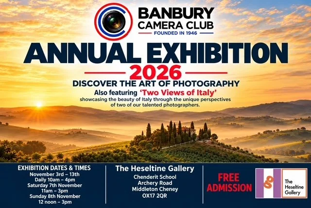 Banbury Camera Club returns for their Annual Exhibition