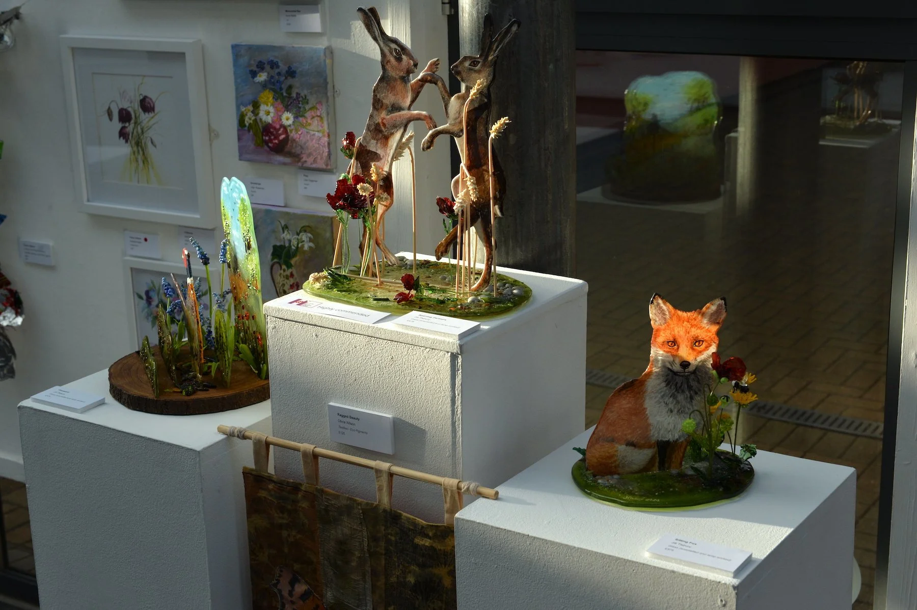 Glass art by Jill Tisbury exhibiting at the Heseltine Gallery Open Exhibition in 2025