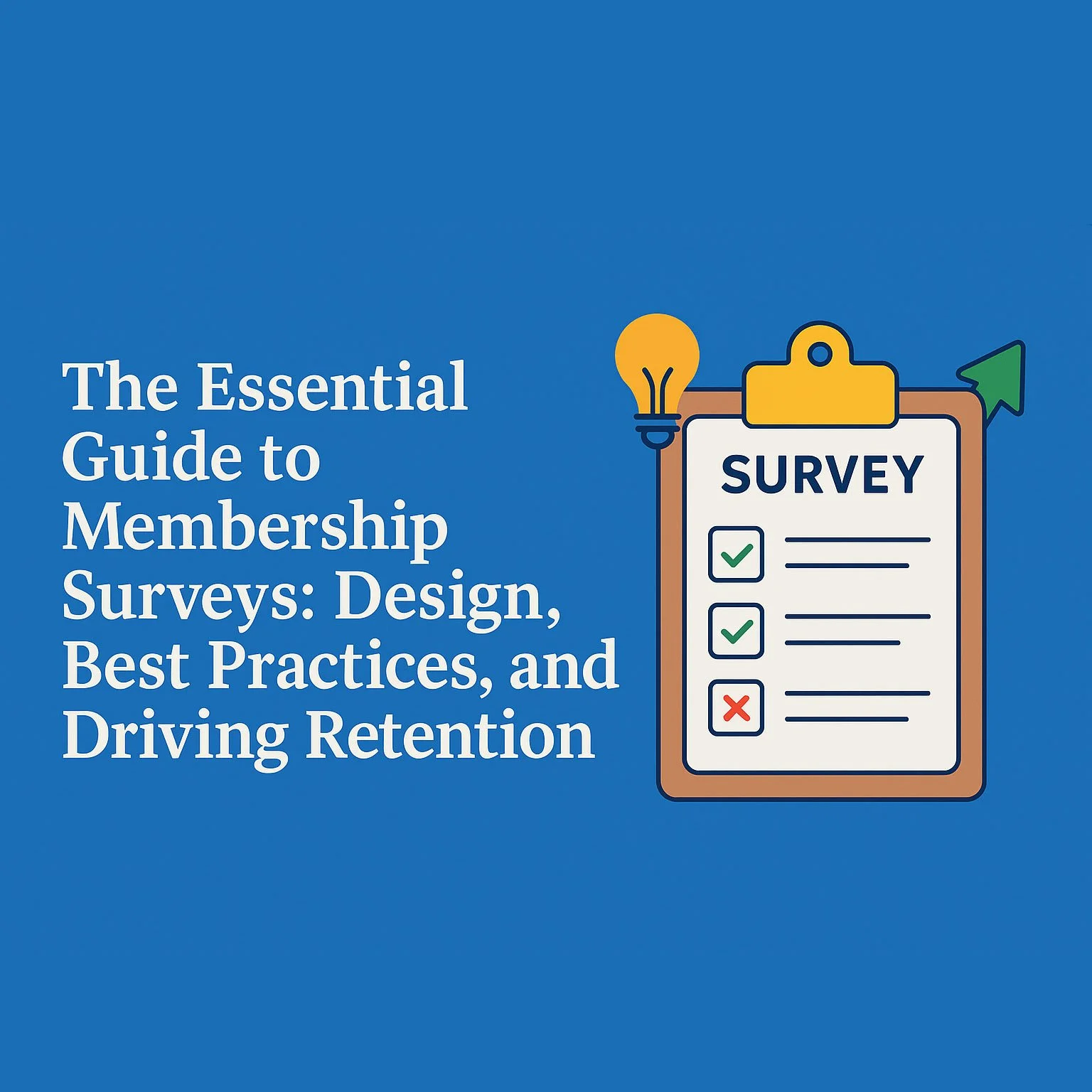The Essential Guide to Membership Surveys: Design, Best Practices, and Driving Retention