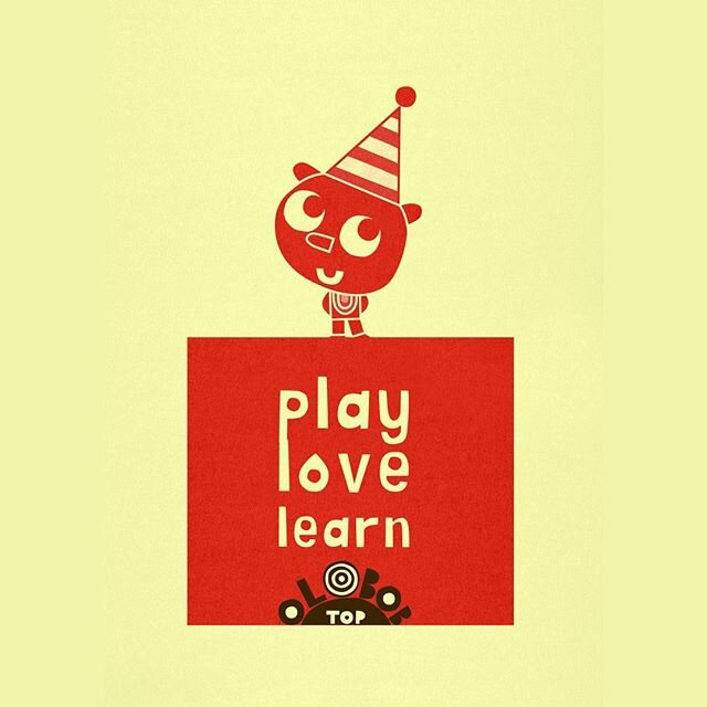 Here's Bobble with today's message - Play Love Learn.⁠
⁠
The image was originally intended for a print, or tote bag.⁠
⁠
Stay safe everyone &hearts;️ Olobob⁠
⁠
⁠
@CBeebiesHQ #totebag #meme #covidmeme #monocolour #red #CBeebies #preschool #tvseries #cr