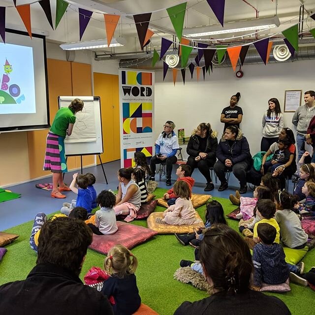 So weird to look back at all these gatherings for Olobob book events, at children's festivals, libraries, bookshops, and even the Discovery Centre in London.⁠
⁠
We loved hosting workshops for pre-school kids, exploring stories, crafts, games, and mos