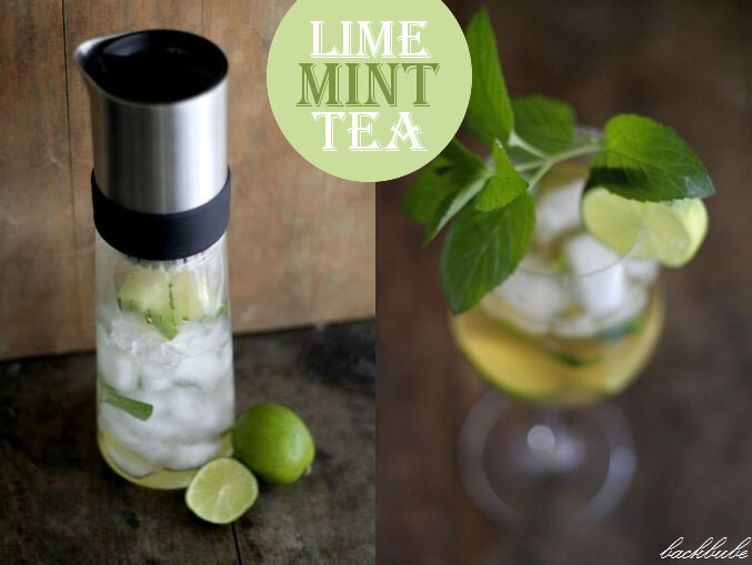 "Ice Tea Monday" - Lime Mint Tea - ich werd' zum Hugo, aber doch irgendwie anders