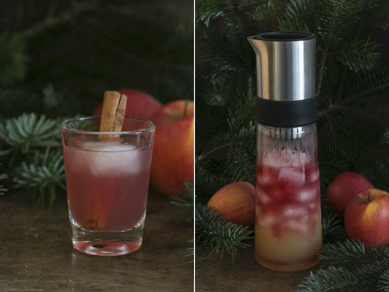 {Eistee im Advent} - 4 leckere Rezepte versüßen euch die Adventssonntage - los geht's mit einem Apfelstrudel-Eistee &amp; einem kleinen Give Away