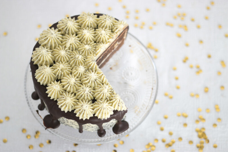 mein Rezept zum 3.Advent: Schoko-Spekulatius-Törtchen mit weißer Mohn-Ganache und Schokoguss & ein neues Give away von räder