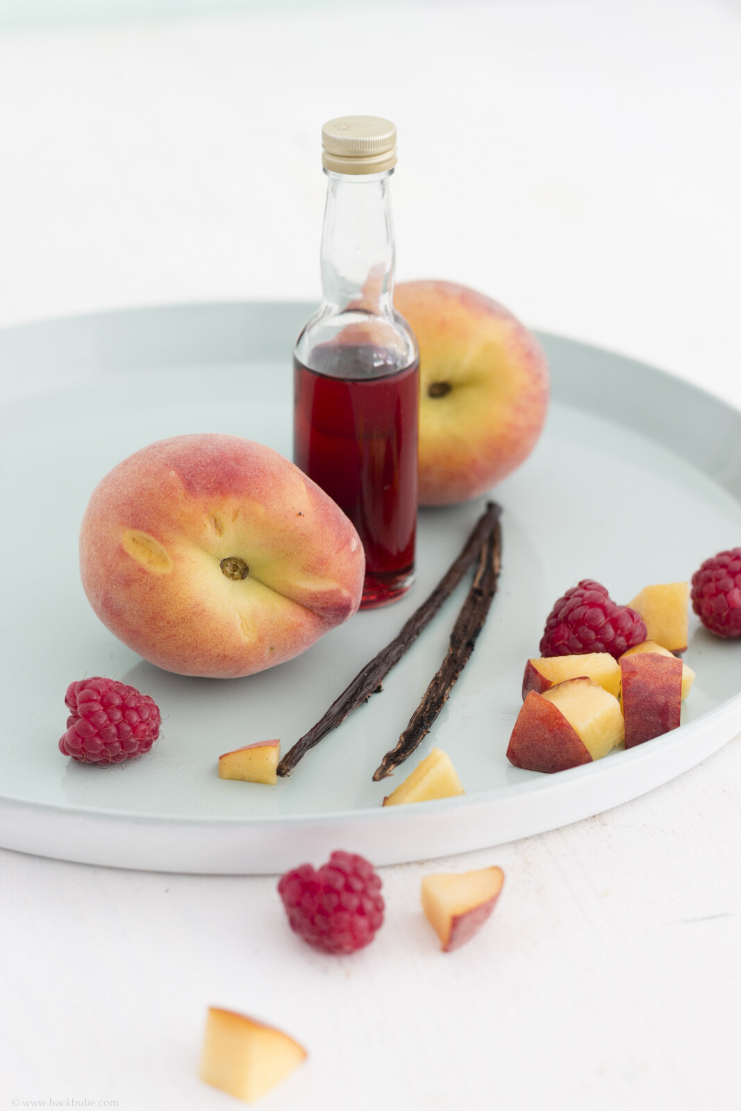 Peach Melba Iced Tea