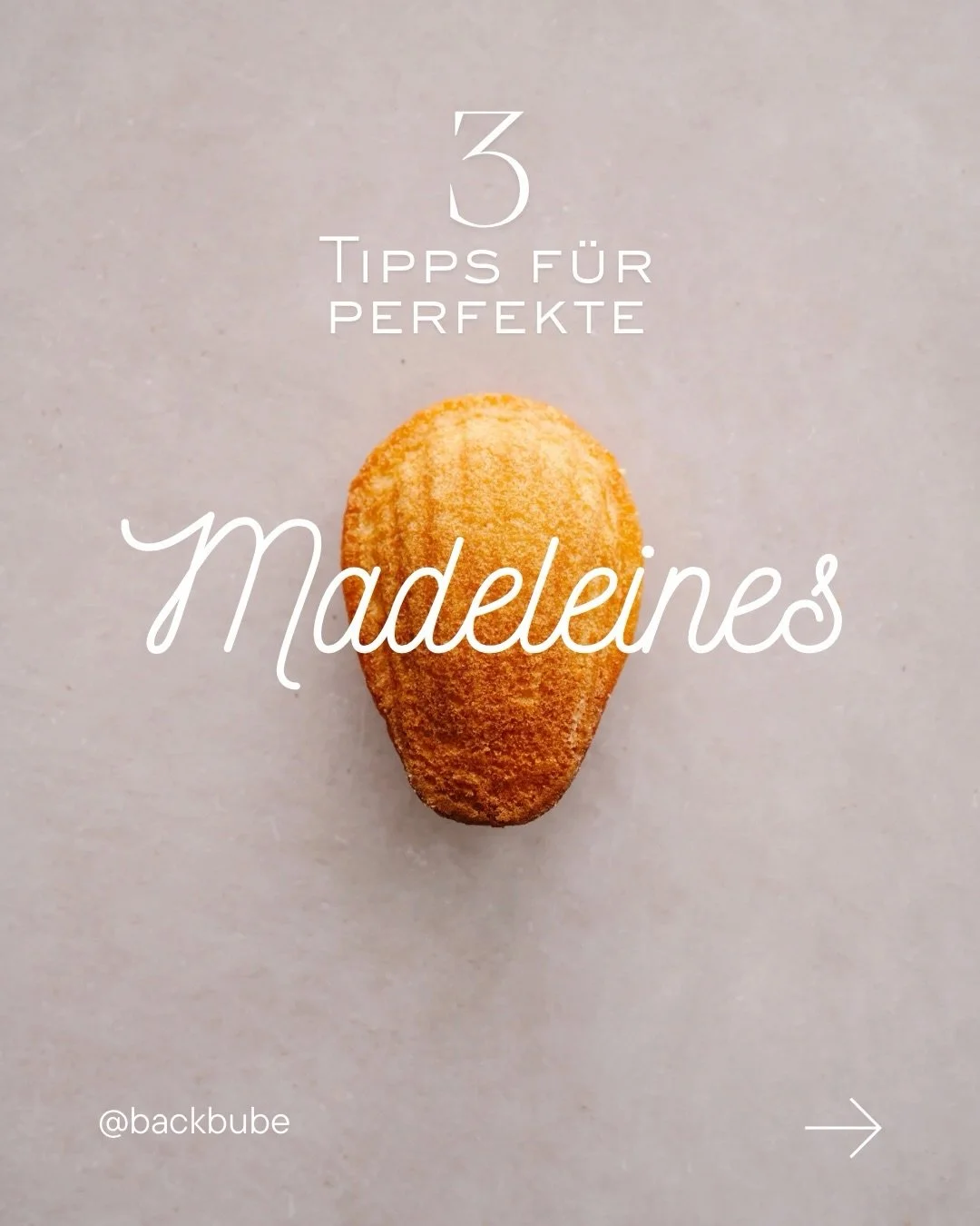 ✨ Ihr m&ouml;chtet perfekte Madeleines backen?

Dann beachtet einfach diese 3 Tipps:

1️⃣ Gebt ein wenig Honig in den Teig: Dadurch werden die Madeleines viel saftiger, bekommen ein feines Aroma und karamellisieren besser.

2️⃣ Stellt den Teig nach d