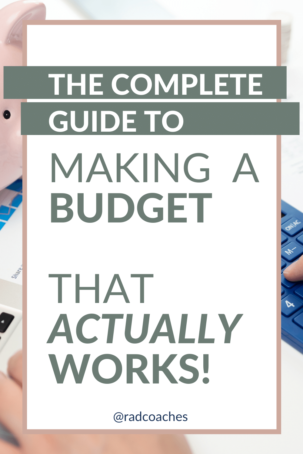 budgeting and money advice that actually works