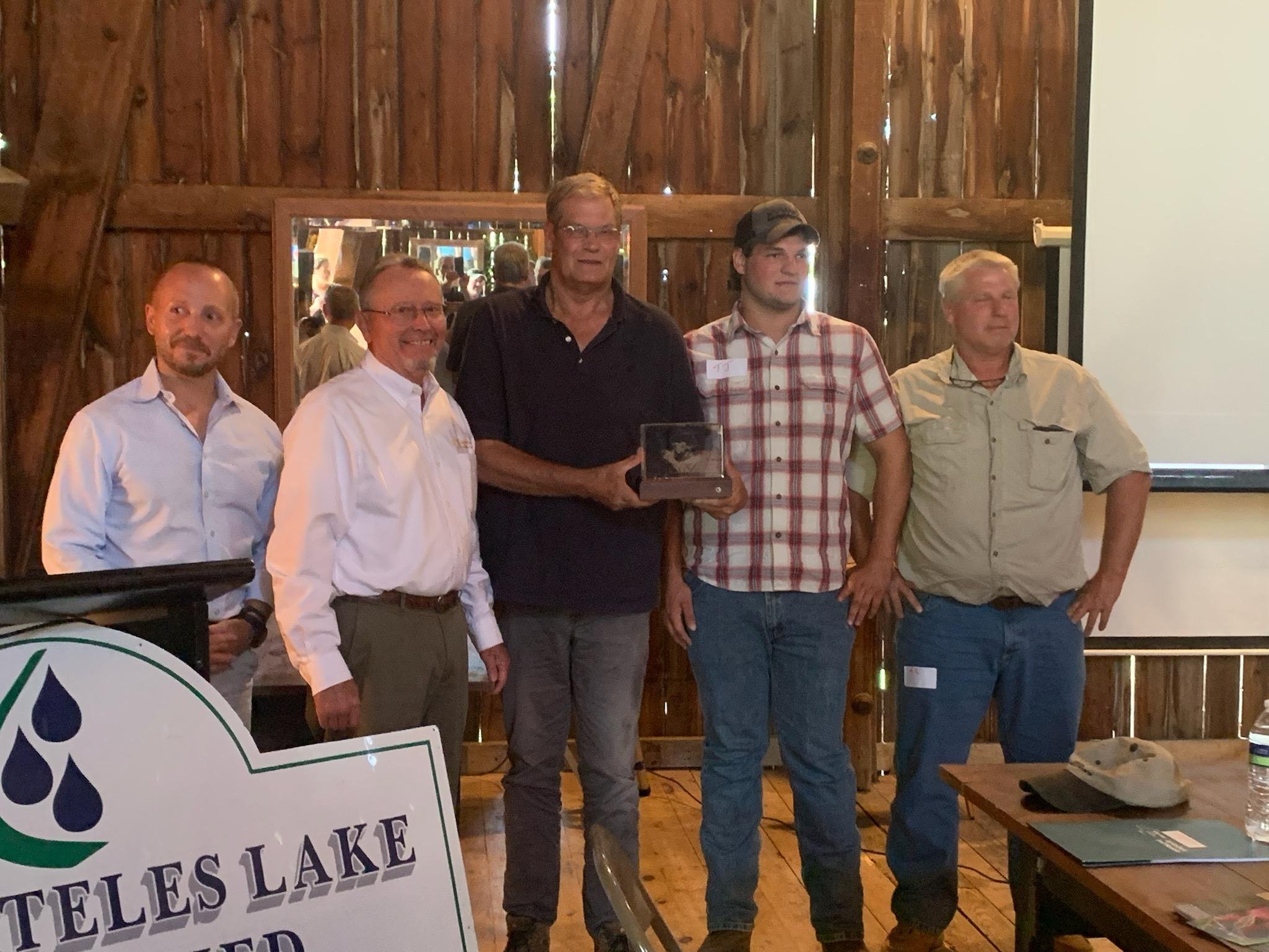  Greenfield Farms receiving the Leopold Conservation Award 