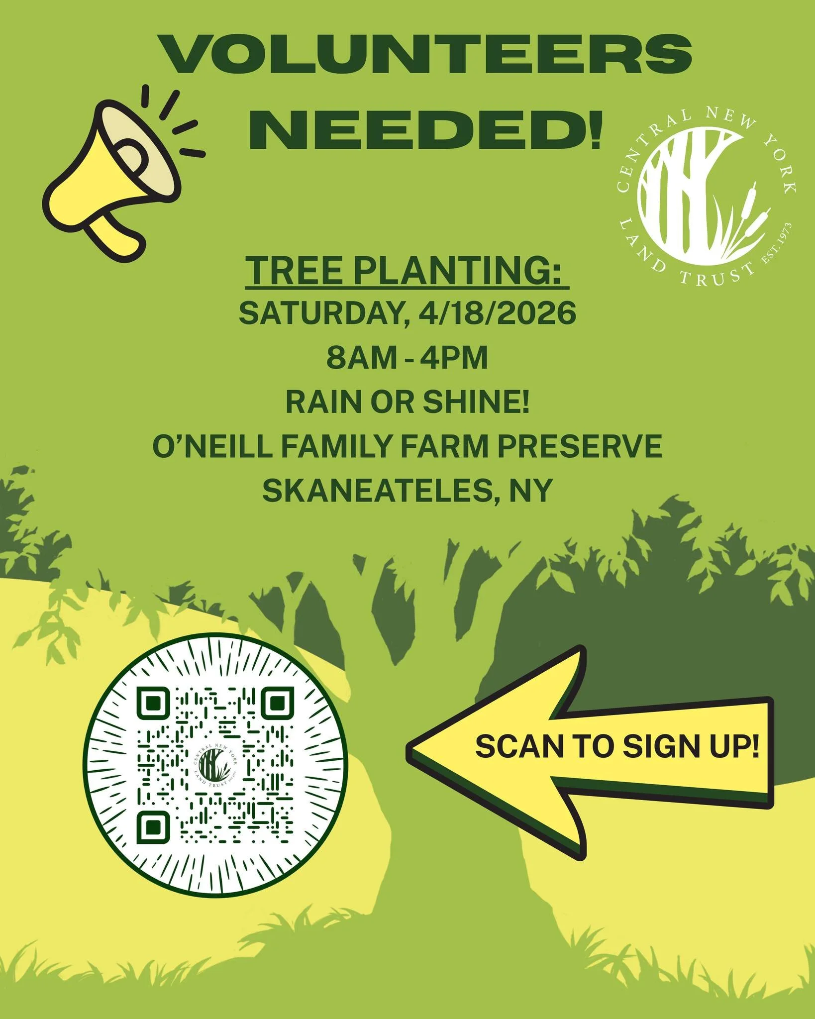 Volunteers Needed! Tree Planting at O'Neill Family Farm Preserve