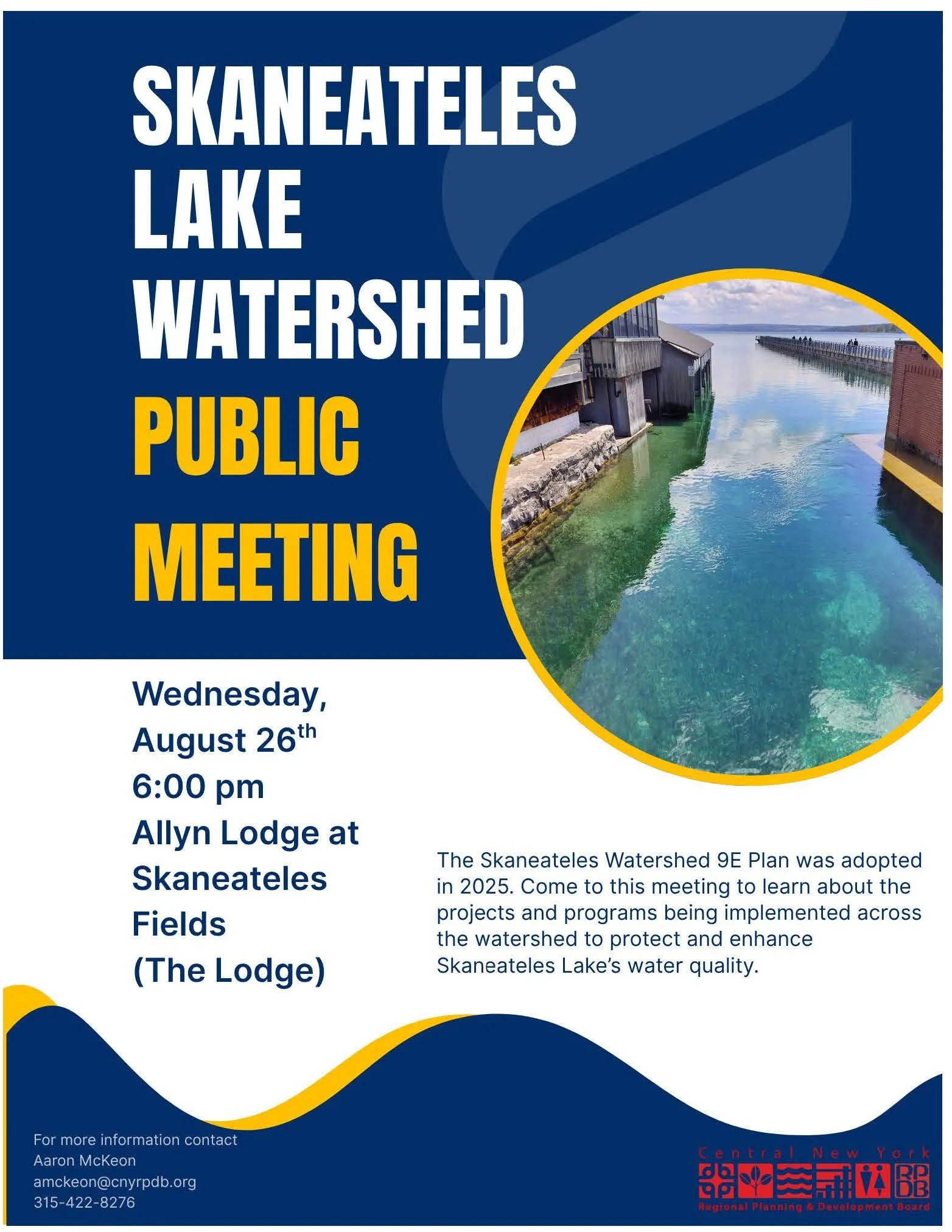 Skaneateles Lake Watershed Public Meeting