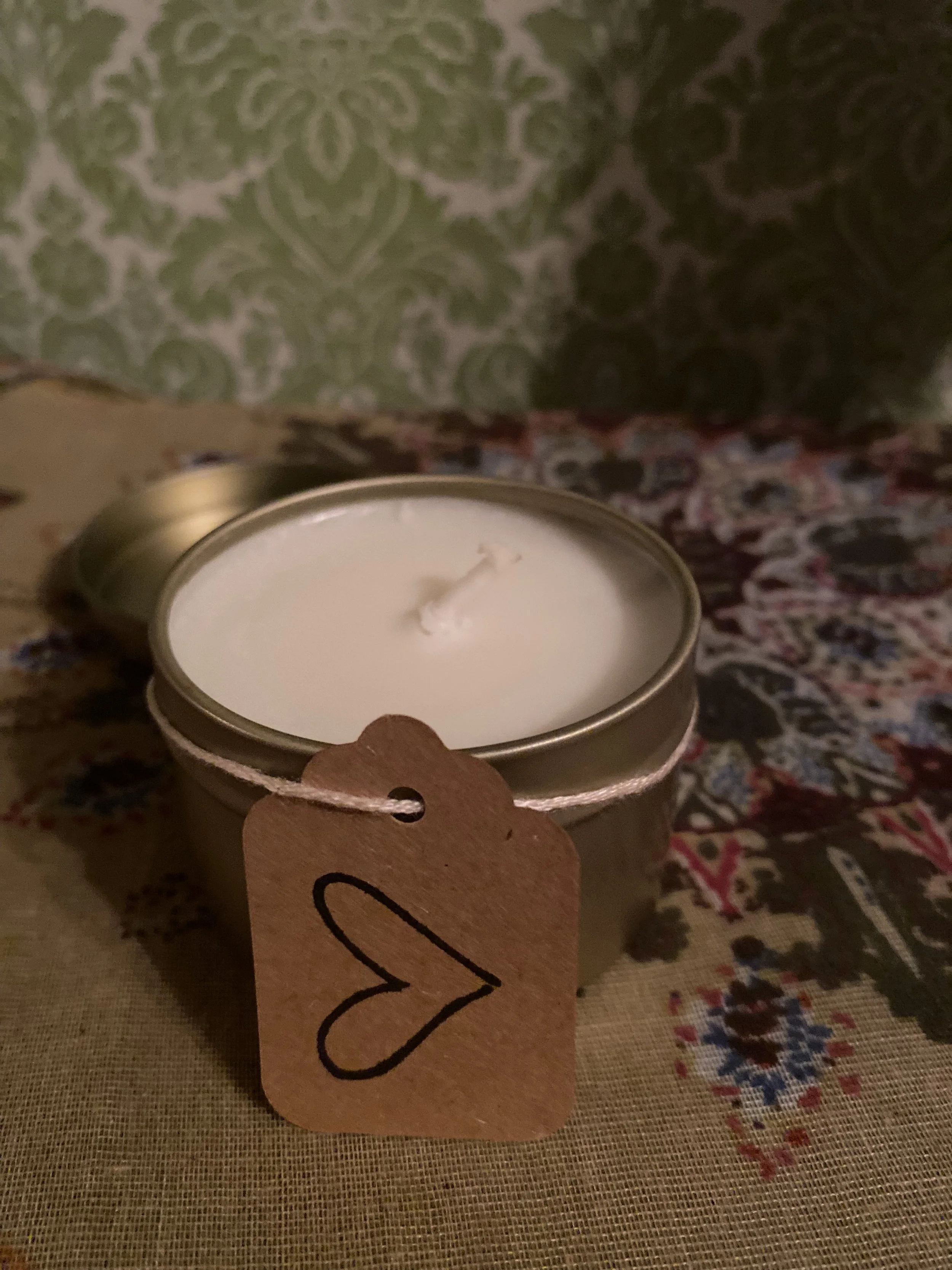 4 oz Wood Sage Scented Candle in TIn