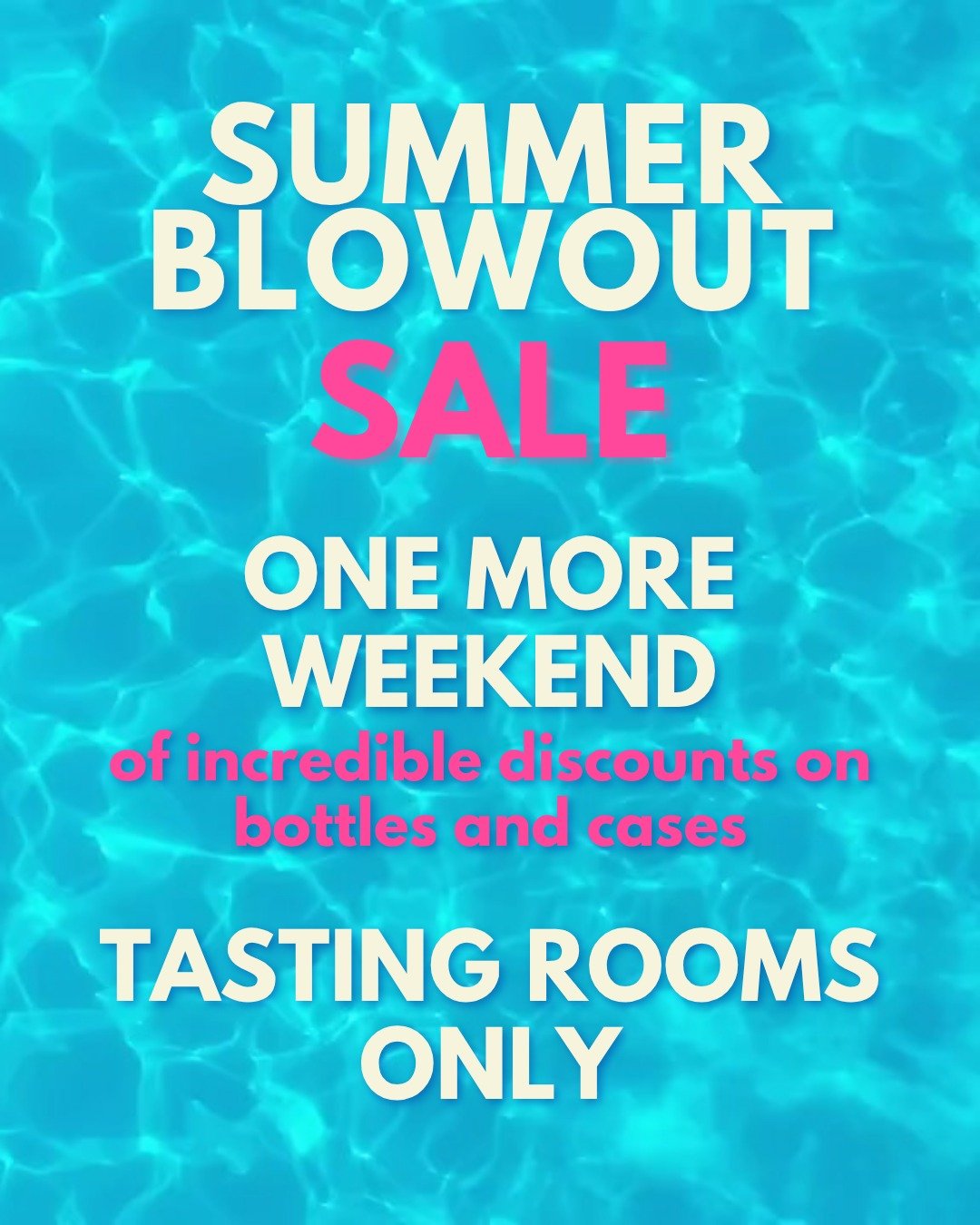 It continues to be totally outrageous&ndash;for just one more weekend. 😎

We&rsquo;ve moved what we can online. Now it&rsquo;s down to moving what&rsquo;s in our tasting rooms. 

Stop into @mswpottstown, @mswepx, @mswardmore, or @mswfishtown to take