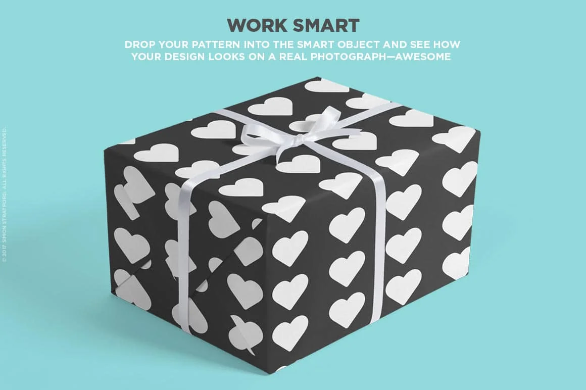 Free Gift box mockup by Simon Stratford