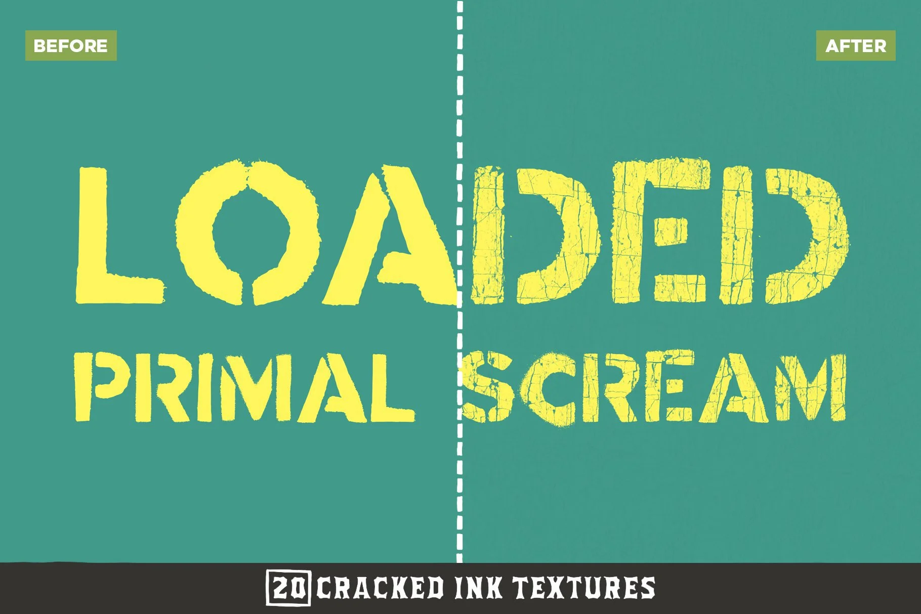 Vintage plastisol textures for Illustrator by Simon Stratford