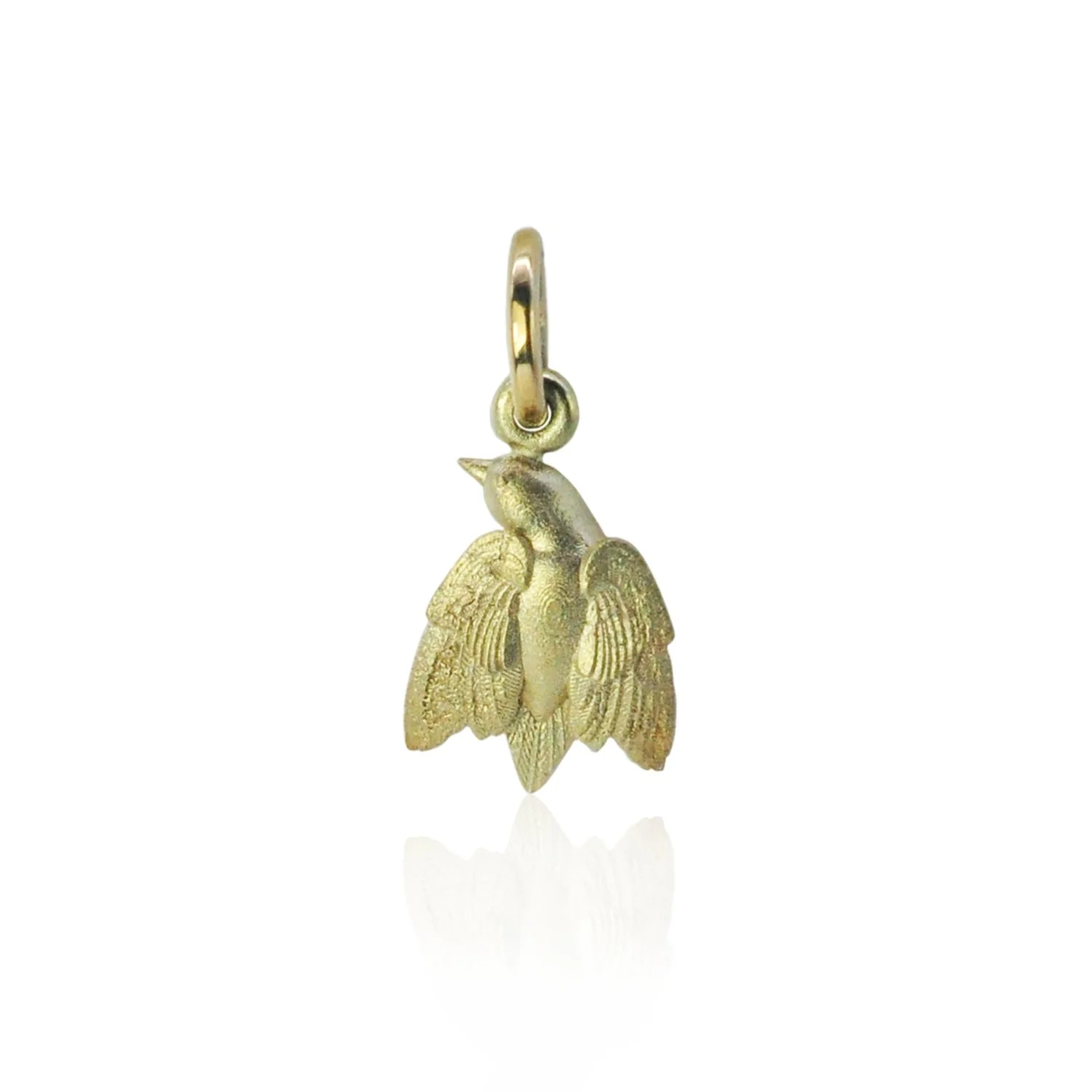 Medium Gold Bird Charm