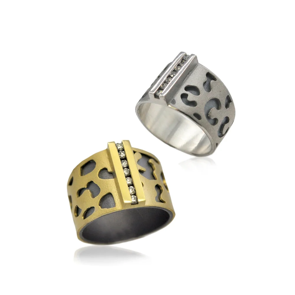 Gold Butterfly Rings — Rebecca Myers Design