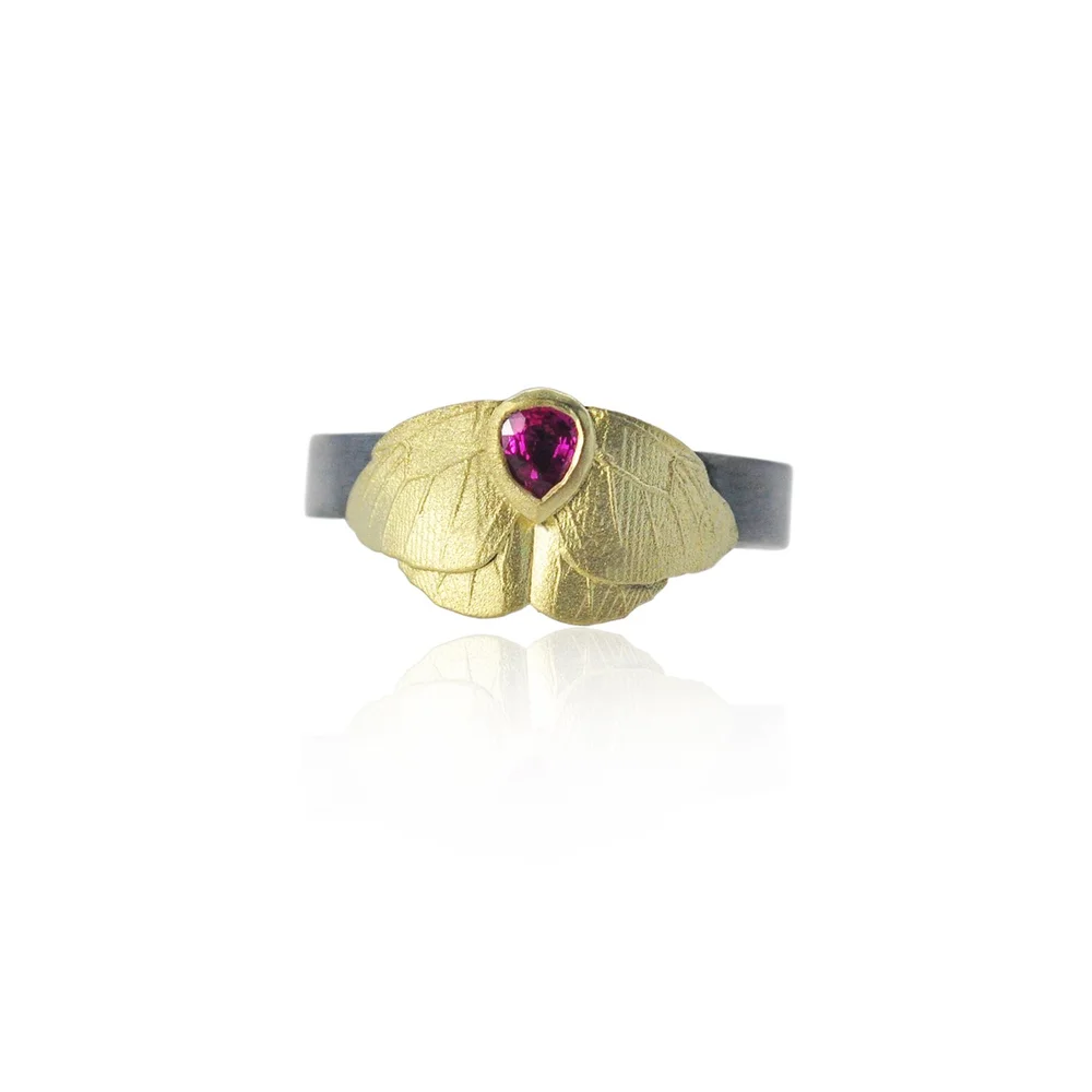 Gold Butterfly Rings — Rebecca Myers Design