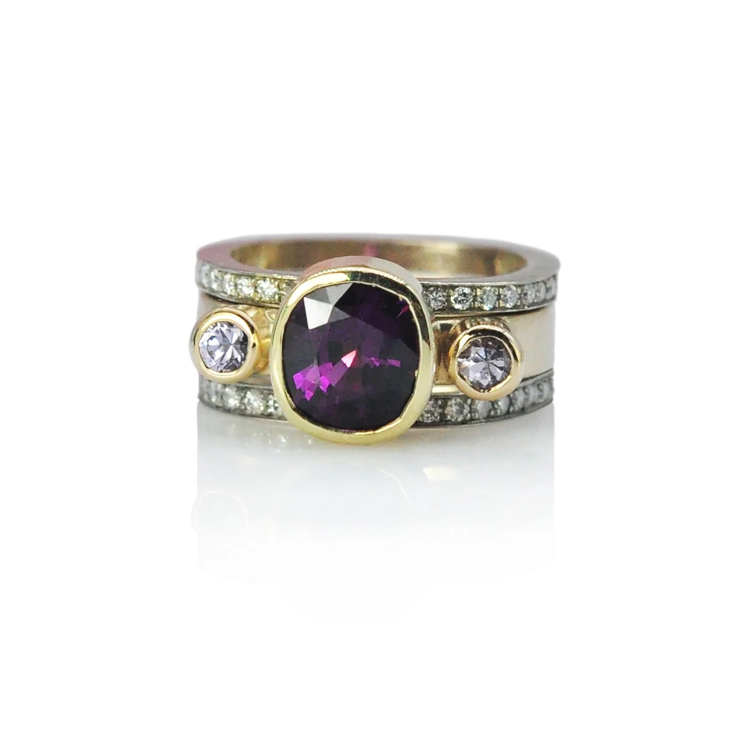 Grape Garnet Ring with Spinels with 2mm eternity bands WEB.jpg